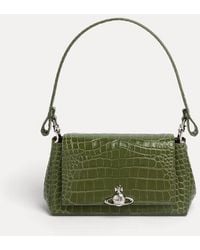 Vivienne Westwood - Hazel Medium Handbag Emboss Croc Leather - Lyst