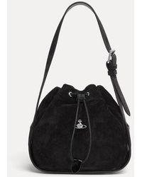 Vivienne Westwood - Stacey Bucket Bag Suede Leather - Lyst
