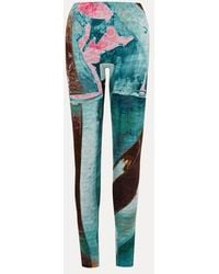 Vivienne Westwood - Worlds End Leggings Print Fluid Jersey - Lyst