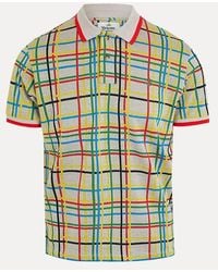 Vivienne Westwood - Classic Polo Abstract Check Pique - Lyst