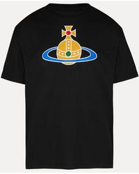 Vivienne Westwood - Oversized Orb Classic T-Shirt Cotton - Lyst