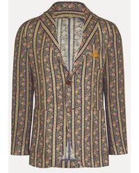 Vivienne Westwood - Froh Jacket Print Linen Tailor Floral Artwork - Lyst
