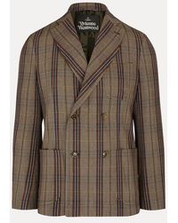 Vivienne Westwood - Double Breasted Cruise Jacket Dandy Hunt Check - Lyst