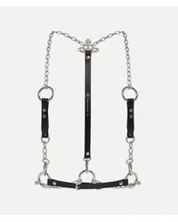 Vivienne Westwood - Stud Belt Chain Harness Leather - Lyst