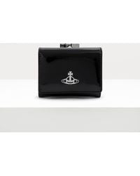 Vivienne Westwood - Shiny Patent Small Frame Wallet - Lyst