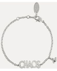 Vivienne Westwood - Chaos Bracelet Cubic Zirconia - Lyst