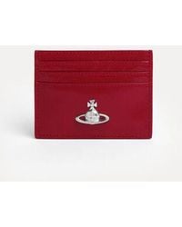 Vivienne Westwood - Flat Card Holder Naplak Leather - Lyst