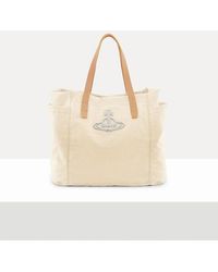Vivienne Westwood - Henry Medium Tote Canvas - Lyst