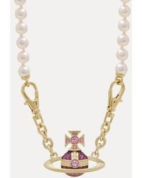 Vivienne Westwood - Aã¯Da Bas Relief Necklace - Lyst