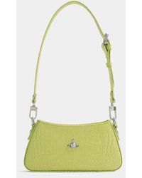 Vivienne Westwood - Tasha Shoulder Phone Bag Emboss Croc Leather - Lyst