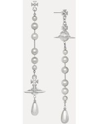 Vivienne Westwood - Broken Pearl Earrings - Lyst