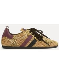 Vivienne Westwood - Drunken Trainer Snake-Effect Leather - Lyst