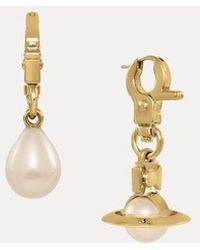 Vivienne Westwood - Claude Earrings Brass - Lyst
