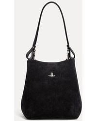 Vivienne Westwood - Lottie Small Shoulder Bag Suede Leather - Lyst