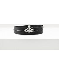 Vivienne Westwood - Belts Small Line Orb Buckle Belt/silver - Lyst