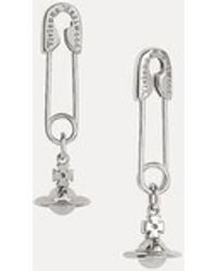 Vivienne Westwood - Safety Pin Earrings - Lyst
