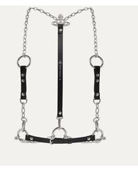 Vivienne Westwood - Stud Belt Chain Harness Leather - Lyst