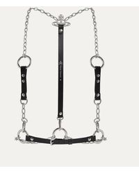 Vivienne Westwood - Stud Belt Chain Harness Leather - Lyst