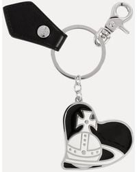 Vivienne Westwood - Orb Heart Keyring Metal - Lyst