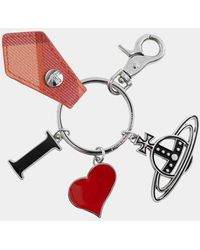 Vivienne Westwood - I Love Orb Keyring Buccia D'Arancia - Lyst