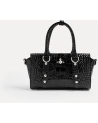 Vivienne Westwood - Bettina Mini Crossbody Emboss Croc Leather - Lyst