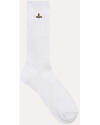 Vivienne Westwood - Ribbed Crew Sock Ribbed Crew Cotton - Lyst