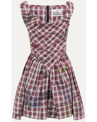 Vivienne Westwood - Mini Sunday Dress Printed Check - Lyst