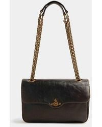 Vivienne Westwood - Anita Medium Shoulder Bag Laser Line Leather - Lyst