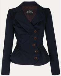 Vivienne Westwood - Drunken Tailored Jacket Wool - Lyst