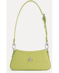 Vivienne Westwood - Tasha Shoulder Phone Bag Emboss Croc Leather - Lyst