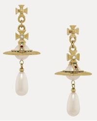 Vivienne Westwood - Pearl Drop Earrings Pearls - Lyst