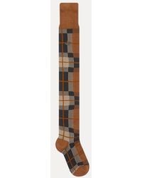 Vivienne Westwood - Locharron Over The Knee Sock Locharran - Lyst