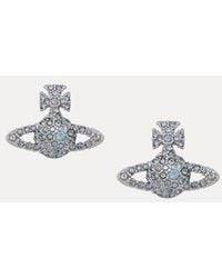 Vivienne Westwood - Grace Bas Relief Stud Earrings Brass - Lyst