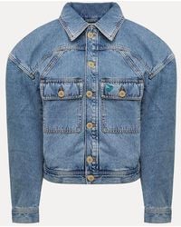 Vivienne Westwood - Worlds End Denim Boxer Jacket Cotton - Lyst