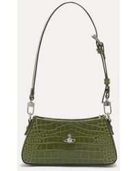 Vivienne Westwood - Tasha Shoulder Phone Bag Emboss Croc Leather - Lyst