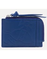 Vivienne Westwood - Card Holder With Zip Nappa Leather - Lyst