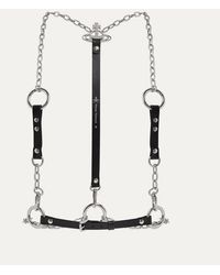 Vivienne Westwood - Stud Belt Chain Harness Leather - Lyst