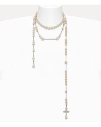 Vivienne Westwood - Broken Pearl Necklace - Lyst