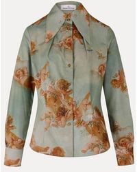 Vivienne Westwood - Violin Shirt Printed Poplin - Lyst