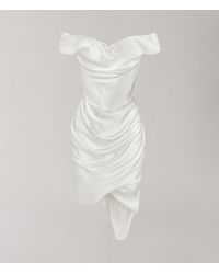 Vivienne Westwood - Nova Cora Mini Dress Fsc Crepe Satin - Lyst