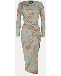 Vivienne Westwood - Long Sleeve Vian Dress Viscose Elastane - Lyst
