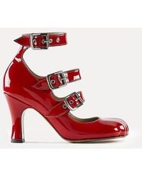 Vivienne Westwood - Animal Toe Three-Strap Shoe Patent Leather - Lyst