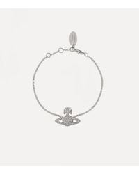 Vivienne Westwood - Grace Bas Relief Bracelet Cubic Zirconia - Lyst
