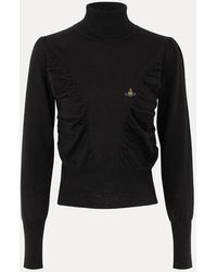 Vivienne Westwood - Pamela High Neck Jumper Wool - Lyst