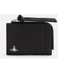 Vivienne Westwood - Card Holder With Zip Supple Leather - Lyst