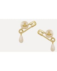 Vivienne Westwood - Claude Small Stud Earrings Pearls - Lyst