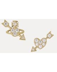 Vivienne Westwood - Kiri Earrings Cubic Zirconia - Lyst