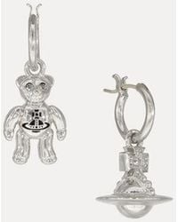 Vivienne Westwood - Ruby Small Hoop Earrings - Lyst