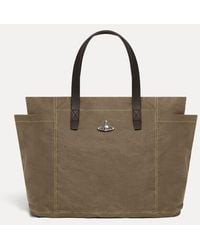 Vivienne Westwood - Henry Medium Tote Canvas - Lyst