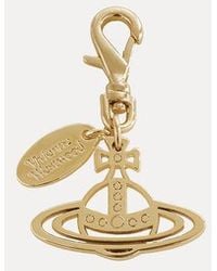 Vivienne Westwood - Orb Dog Charm Keyring Metal - Lyst